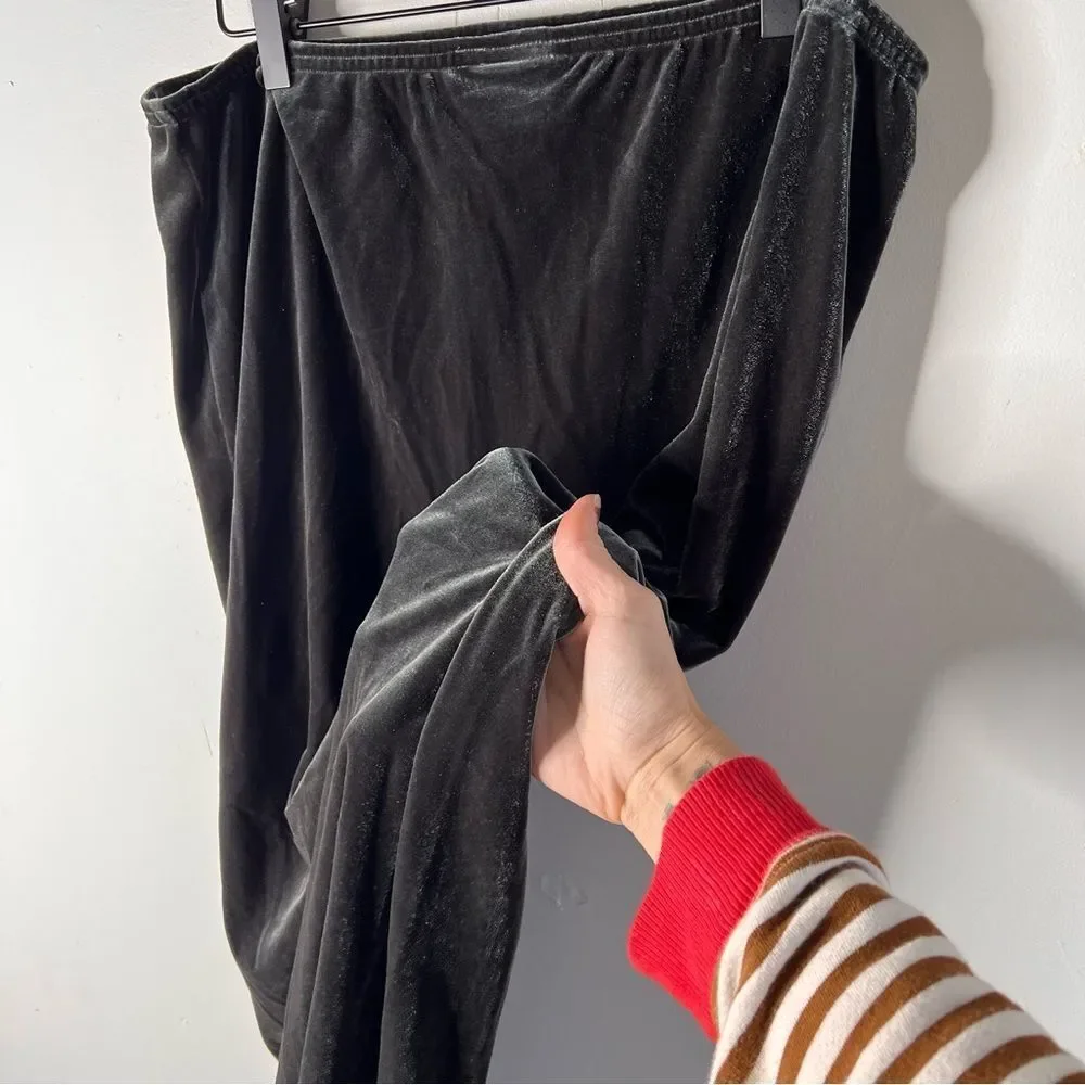 Vintage Velvet Maxi Skirt | Kathie Lee Collection XL | Holiday New Year Party - Picture 8 of 10